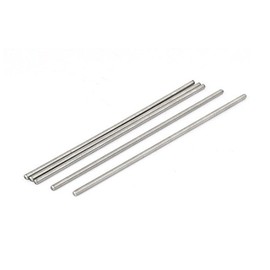 sourcingmap M4 x 160mm 0.7mm Pitch 304 Stainless Steel Fully Threaded Rod Bars 5 Pcs
