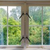 sourcing map 2Pcs Casement Window Locking Handle, Zinc Alloy Locking