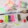 Dovesun Crappie Lures Kit, Fishing Soft Plastic lures Crappie Walleye