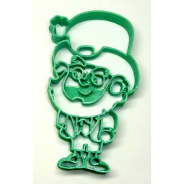 AJT LEPRECHAUN 1 DETAILED LARGE HEAD IRISH ST PATRICKS DAY COOKIE CUTTER USA PR4176