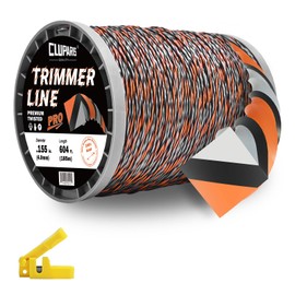 Cluparis 5-Pound Super Heavy Duty Trimmer Line .155-Inch-by-604-ft Twist Pro Trimmer Line Spool 3-Component Tri-Extrusion Weed Eater String with Super Line Cutter