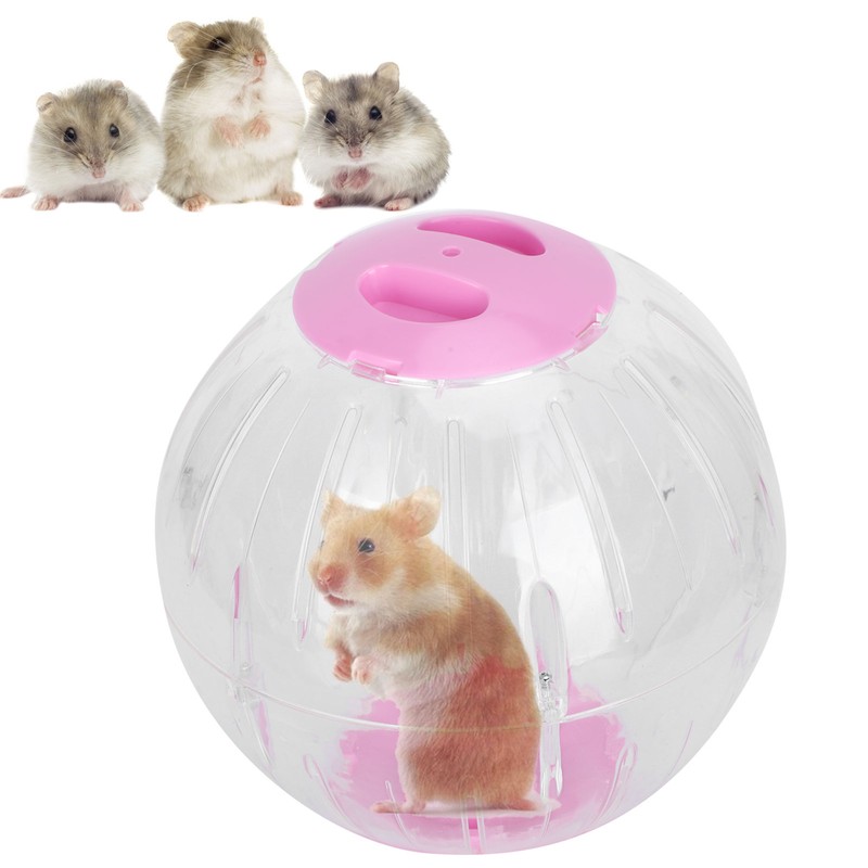 Pet Golden Hamsters Exercise Ball Toy Running Machine Transparent Jogging