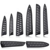 8 Pieces Knife Covers or Sleeves Black Knife Sheath Blade