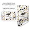 Confetti Polka Dot Graduation Party Mini Chocolate Candy Bar Sticker