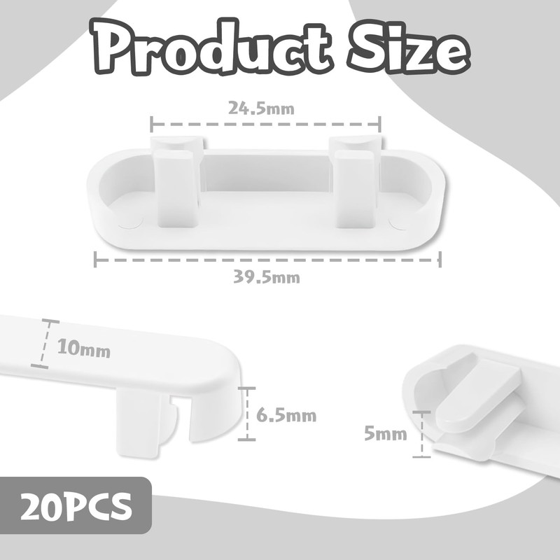 20 Pcs Weep Hole Covers Window Drainage Cover Caps Window