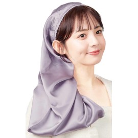 [Panus] 100% Silk!! Silky Smooth Divine, No Slipping Off Until Morning, Silk Night Cap Long, Night Cap, Long Hair, Split Ends, Bedhead Prevention, Moisturizing Beautiful Hair, For Sleeping, For