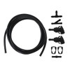 4805742AB Windshield Washer Nozzles w/Gasket,2m Fluid Hose Tube Kit Repl.#5116079AA