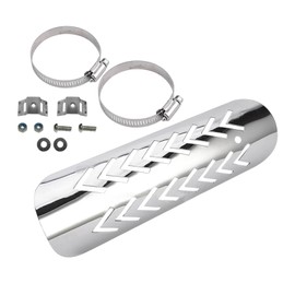 Motorcycle Exhaust Heat Shield - Motorcycle Pipe Insulation Protector,For Urban Commuting Touring Modification Motocross Protection