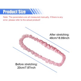 GAOLAOSY Cute Car Rearview Mirror Cover, Elastic Soft Auto Rearview Mirror Protector, Universal Vehicle Interior Decorative Accessories for RV, SUV, Truck, Ideal Present for Girls, Women (Pink)