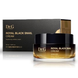 Dr.G- Dr. G Crema de caracol negro real 50 ml Hidratante con mucina de caracol, cuidado de la piel coreano, K Beauty para pieles secas