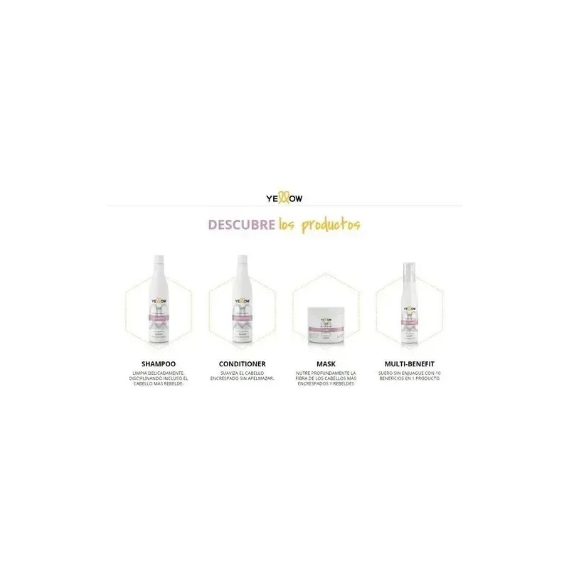Shampoo Liss Keratin Yellow 500ml Anti-frizz Liso Perfecto