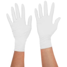SHIELD HEA00947 Powder-Free Gloves, Vinyl, Small, Clear (Pack of 100)
