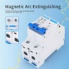 CHONTIG 20 Amp Miniature DC Circuit Breaker 500V 2 Pole,