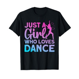 Cool Dance Art for Girls Women Dancing Lover Lyrical Dancer T-Shirt