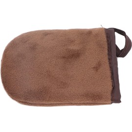 bronceadores, aplicador autobronceador reutilizable elástico Guante autobronceador de microfibra con efecto que no deja marcas para aplicar espuma para lociones para aplicar aceite(marrón)