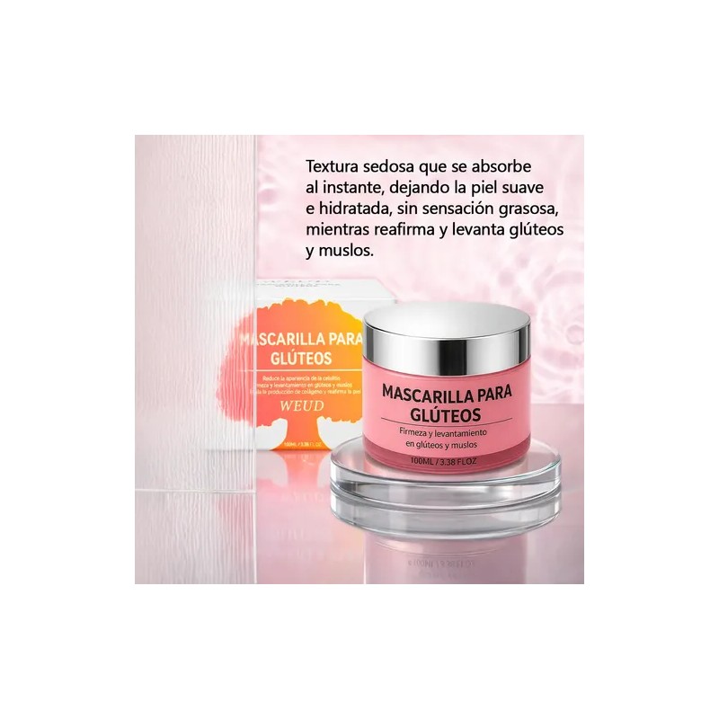 Crema Anticelulitis Firma Colágeno Para Glúteos Y Piernas