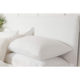 Belledorm Headboard Wrap - Transforms a drab looking Headboard - Luxury Faux Suede (White, Double)