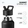 Simple Modern Kids Water Bottle with Straw| Leak Proof Insulated