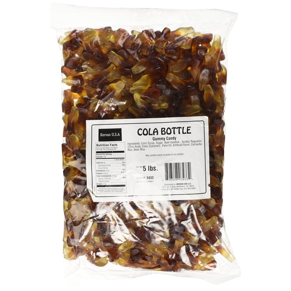 Cola Bottle Gummies - Bulk 5 LB