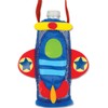 Stephen Joseph SJ670181 Children's Aeroplane Bottle Holder, Polyester, Blue