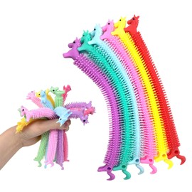 ieron 6pcs Unicorn Stretchy Strings - Sensory Stress Relief Toys for Anxiety, Autism, and Special Needs, 3-12 Boys Girls Toddlers Toy