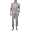 Bresdk Men's Long Winter Cotton Sleepwear Men's Gift, gray