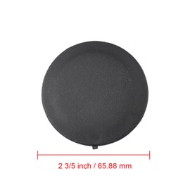 Biyouparts 68495076AA Rear Bumper Tow Hitch Ball Hole Cover Compatible with Dodge Ram Model 1500-3500 2003-2020 55077311AB 55077311AA 55077311AC 55077311 68496213AA 68496213