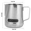 Milk Frother Cup 600ml Short Mouth Spout Milk Frothing Pitcher