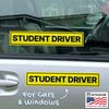 Stickios Non-Magnetic Student Driver Stickers - Removable Vinyl Decals for