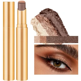 Sombra de Ojos en Barra de 3 Colores, Lápiz de Sombra Mate y Brillante