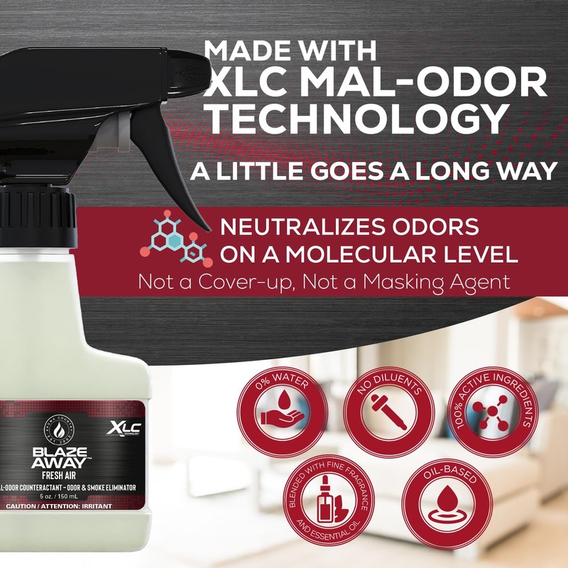 Blaze Away Commercial Air Freshener & Odor Eliminator for Strong