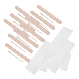 Minkissy Complete Roll Wax Kit 400pcs Hair Removal Strips Wax Sticks Applicator for Precise Beauty Treatments