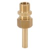4 PCS Water Fountain Nozzles Pure Copper Large Hexagonal Direct
