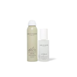 DOLCE GLOW Devin + Hunter Glow Bundle - Dolce Self-Tanning Mist Travel Size and Acqua Hydrating Face Mist, Clear