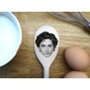 Timothee Chalamet's Face Engraved on a Wooden Spoon Joke Gift