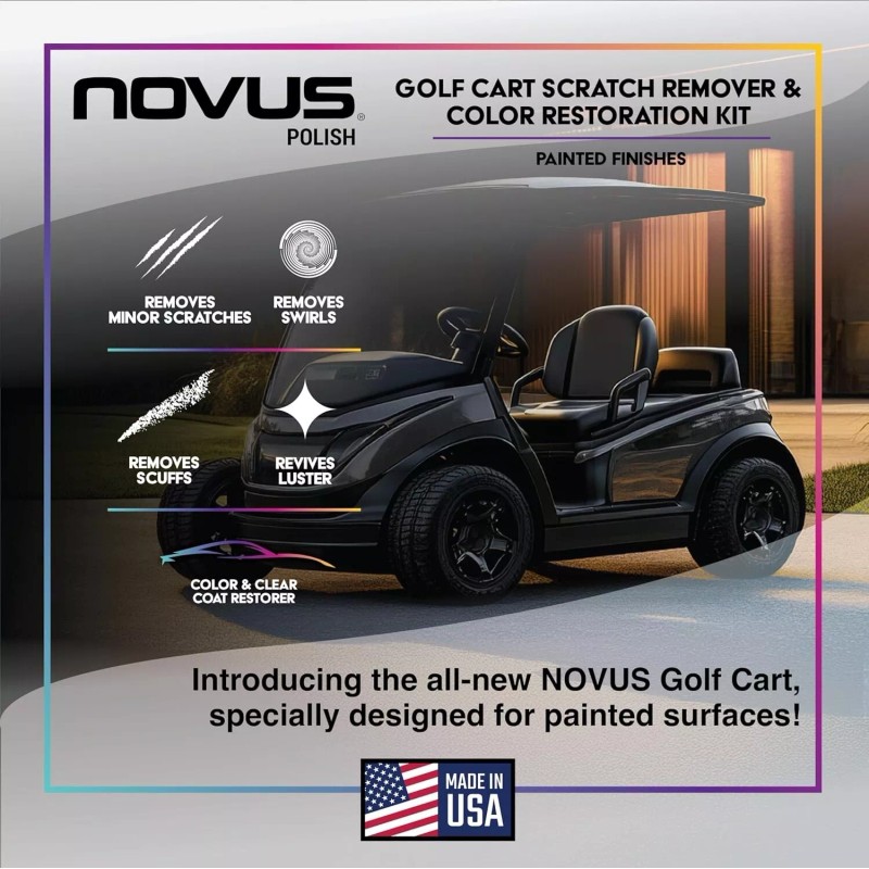 NOVUS Polish | Golf Cart Kit for Painted Surfaces