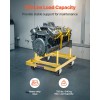 Adjustable 750 Lbs Motor Hoist Dolly Heavy Duty Steel Engine