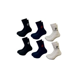 Lotto, 12 Pairs Unisex Tennis Socks Made of Breathable, Soft Cotton, Oeko-Tex Certified, Various Colours, 35-38, Various