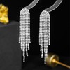 Rhinestone Earrings for Women Sparkle Prom Earrings Dressses 2025 Chandelier