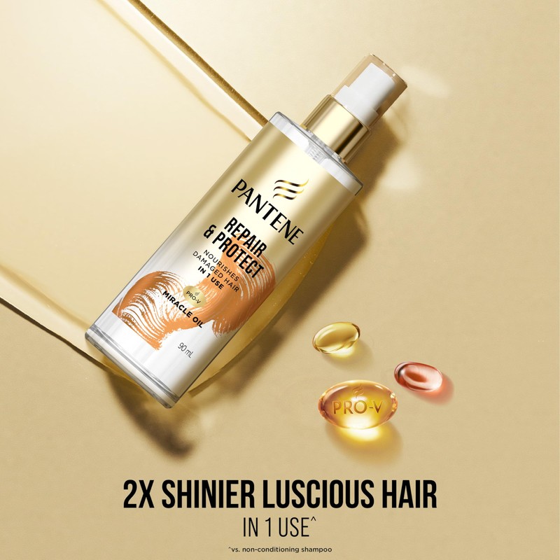 Pantene Pro-Vitamin Miracle Hair Oil Treatment, 90ml