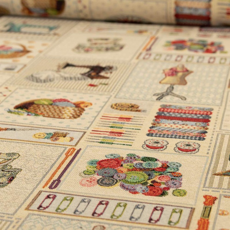 Tapestry Fabric Sewing Machines Handmade