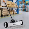 Toolwiz Magnetic Pick Up Sweeper with Wheels 24-inch Large Magnet