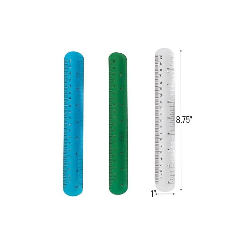 Fun Express - Ruler Slap Bracelets - Jewelry - Slap