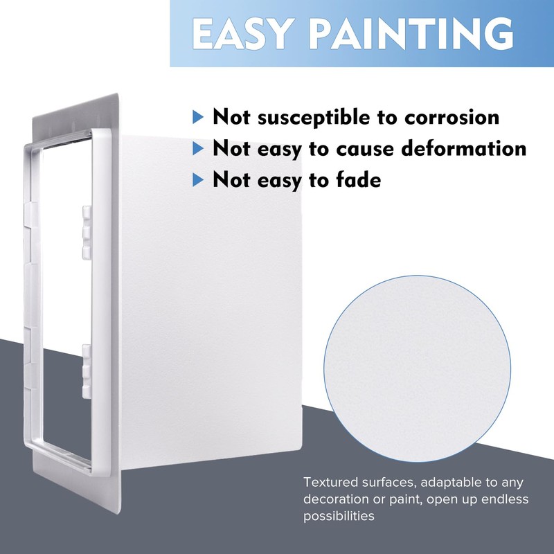 Donext Access Plumbing Panel for Drywall Ceiling, 12x12 in Plastic