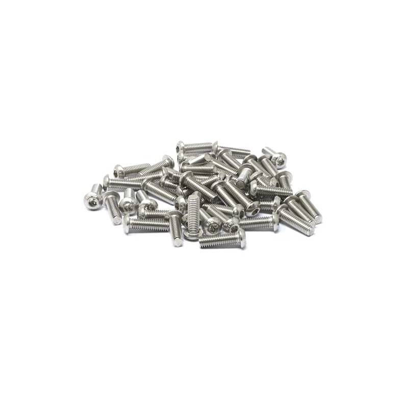 iexcell 50 Pcs M6 x 20mm Thread Pitch 1 mm