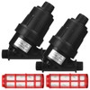 Glooglitter 2 Pcs 3/4" NPT Drip Irrigation Y Filter, 3/4"