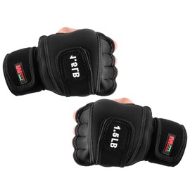 Mumian Weighted Gloves 3lb or 4lb, Fitness Soft Iron Gloves Sandbag Weight Bearing Training Gloves with Wrist Support for Gym Boxing, Cross Training (3)