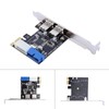 PCI E to USB3.0 Expansion Card Adapter, Easy to Install,
