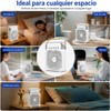 Ventilador Portátil con Humidificador, 5 Salidas de Niebla, 3 Velocidades