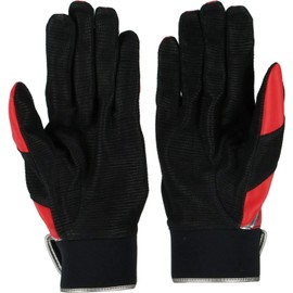 Zett BG796AL Batting Gloves, Pro Status, Pro Model, Ambidextrous, Let x Navy (6429), M Size